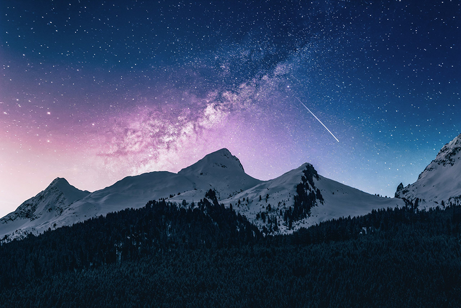Night mountain